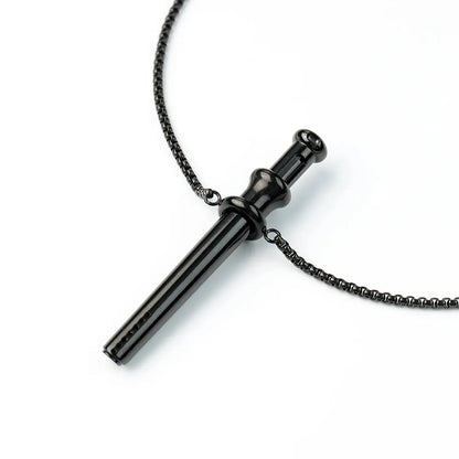Vora Pendant in Black for anxiety relief and mindful breathing
